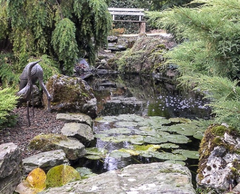 Waterpartij tuin Plattesteen 11